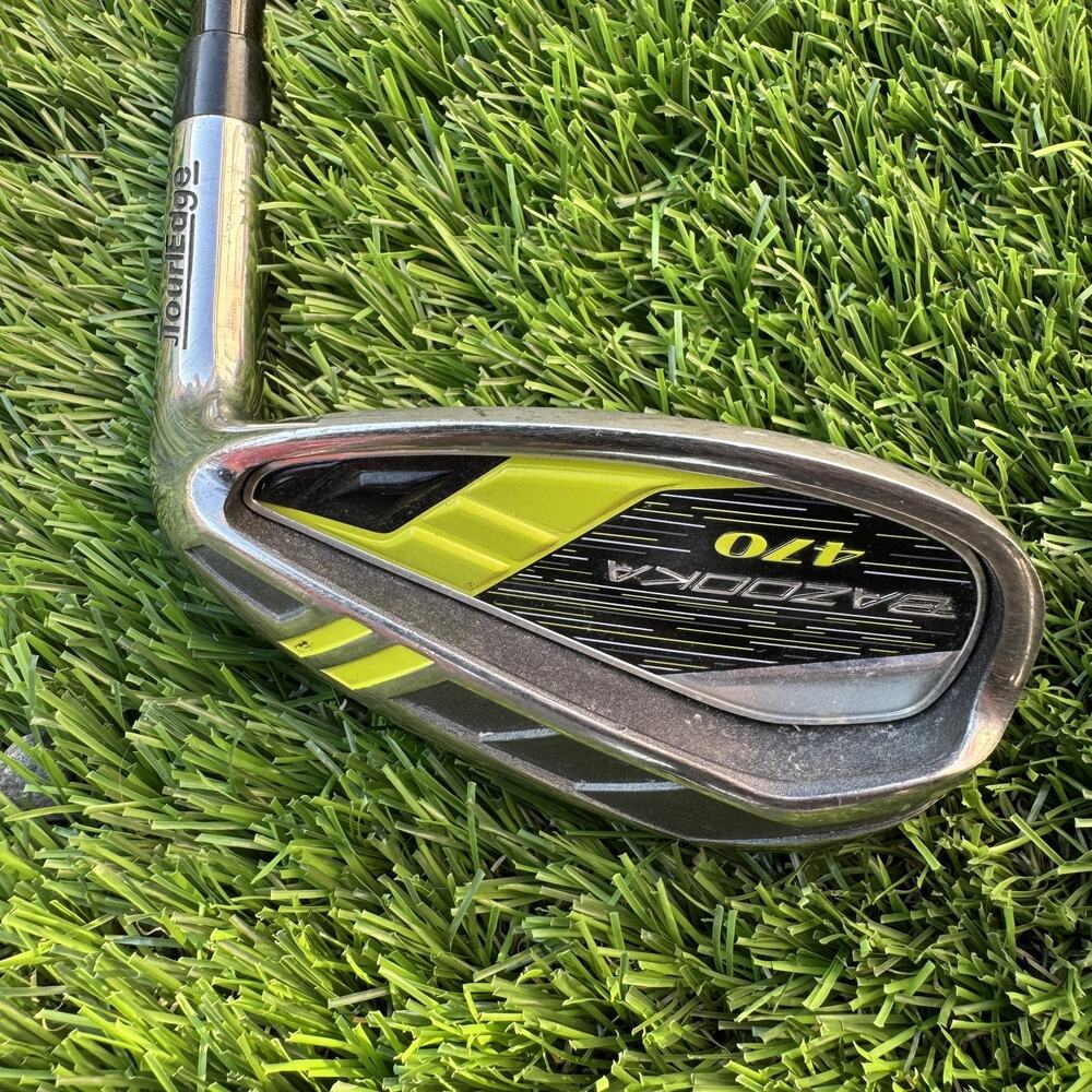 Tour Edge Bazooka 470 Sand Wedge Golf Club Right Hand Graphite Shaft Mens Silver